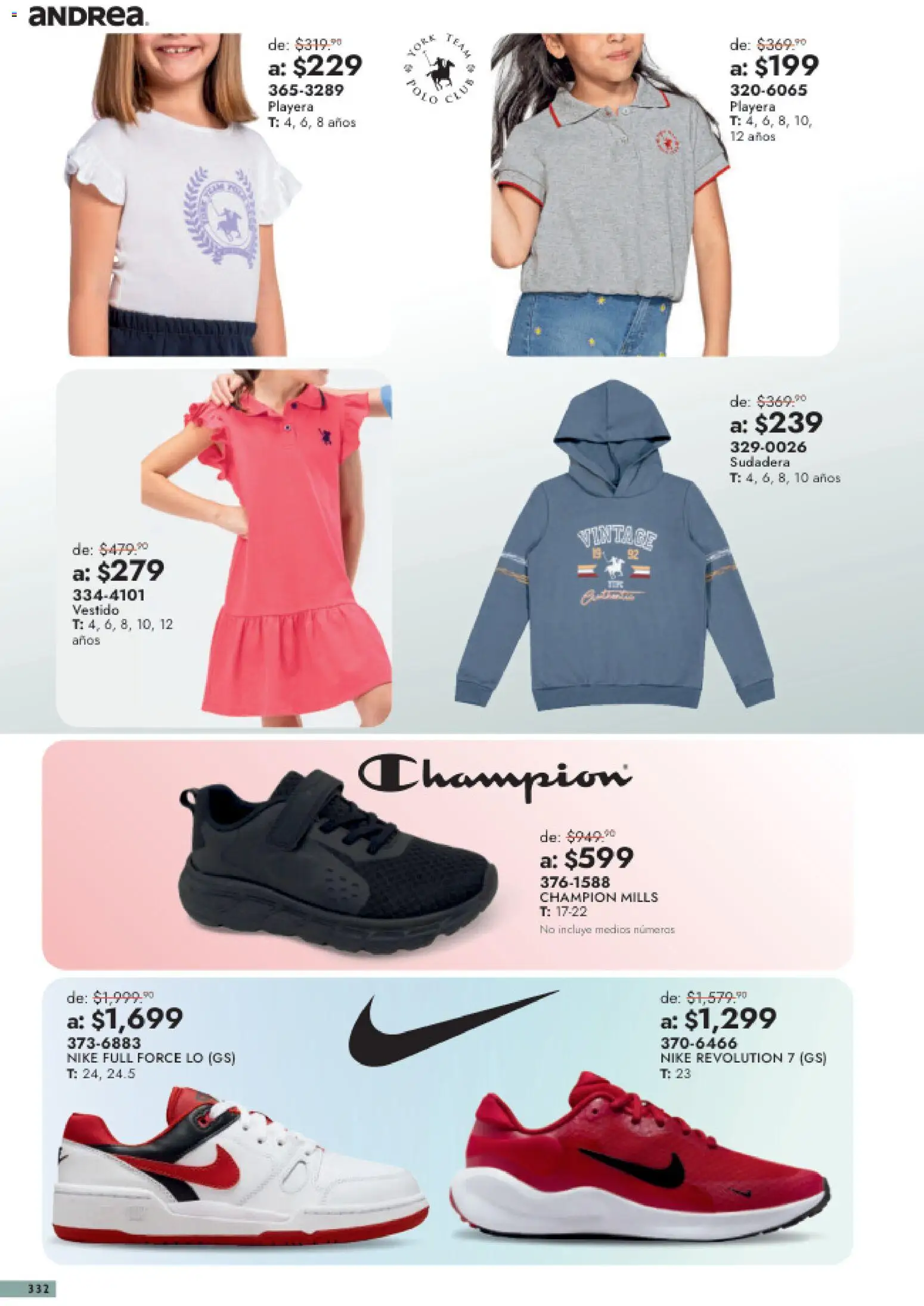 Nuevas ofertas de Andrea válidas en toda la República Mexicana desde el 26/07/2026. ¡Encuentra las mejores ofertas en Andrea catálogo Outlet! | Página: 332