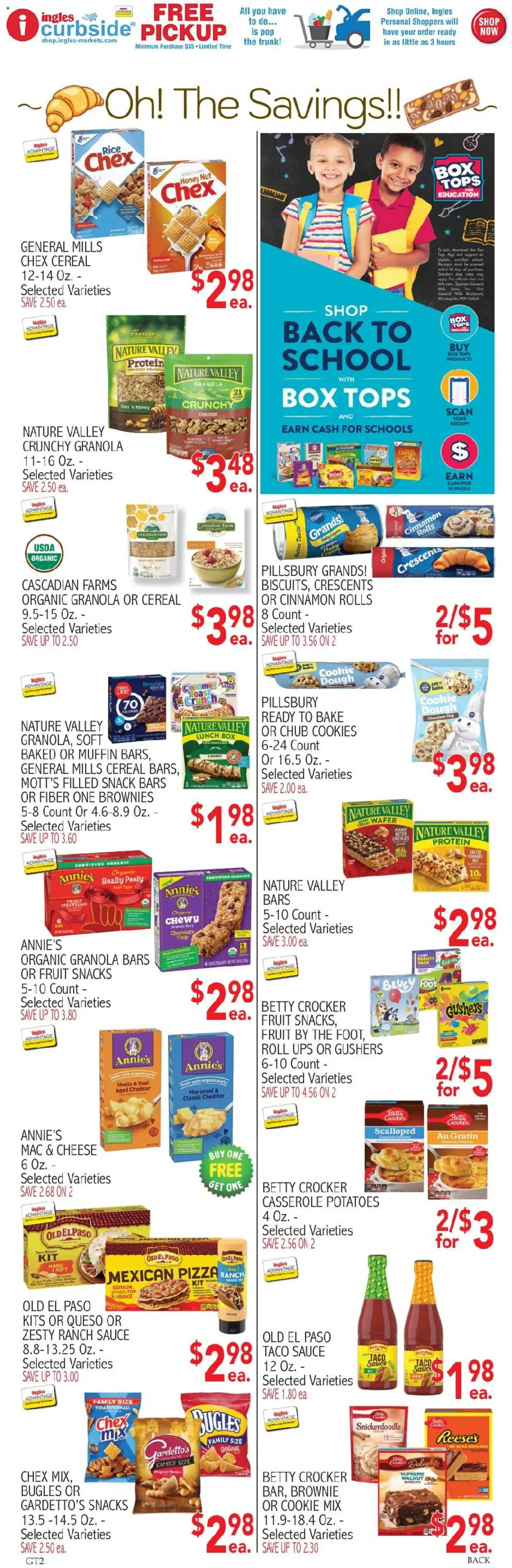Ingles - Weekly flyer - valid from 08/05/2026 | Page: 6 | Products: Box, Cheese, Sauce, Muffin