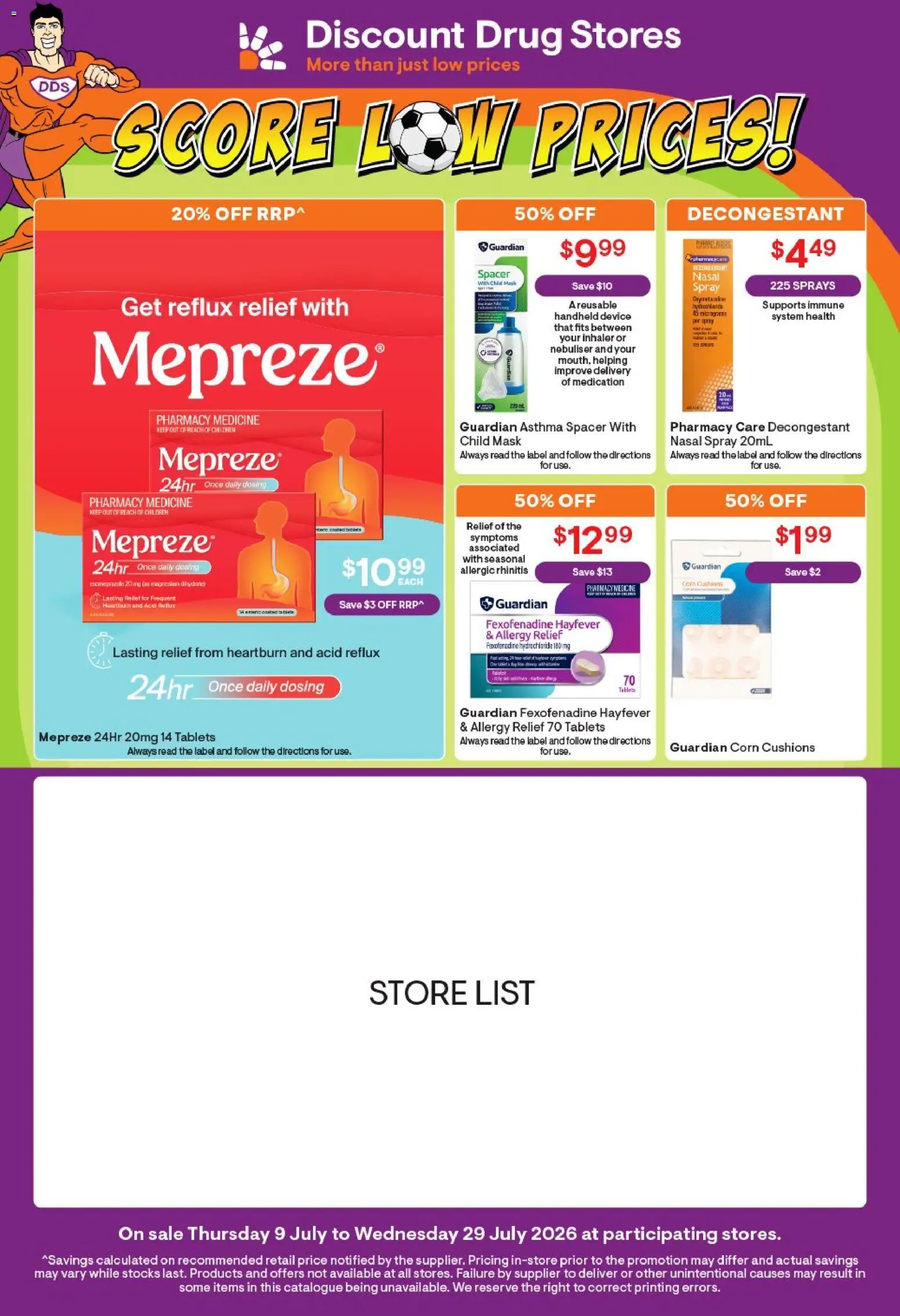 Discount Drug Stores catalogue - valid from 09/07/2026 | Page: 25 | Products: Mask, Device, Tablets, Allergy