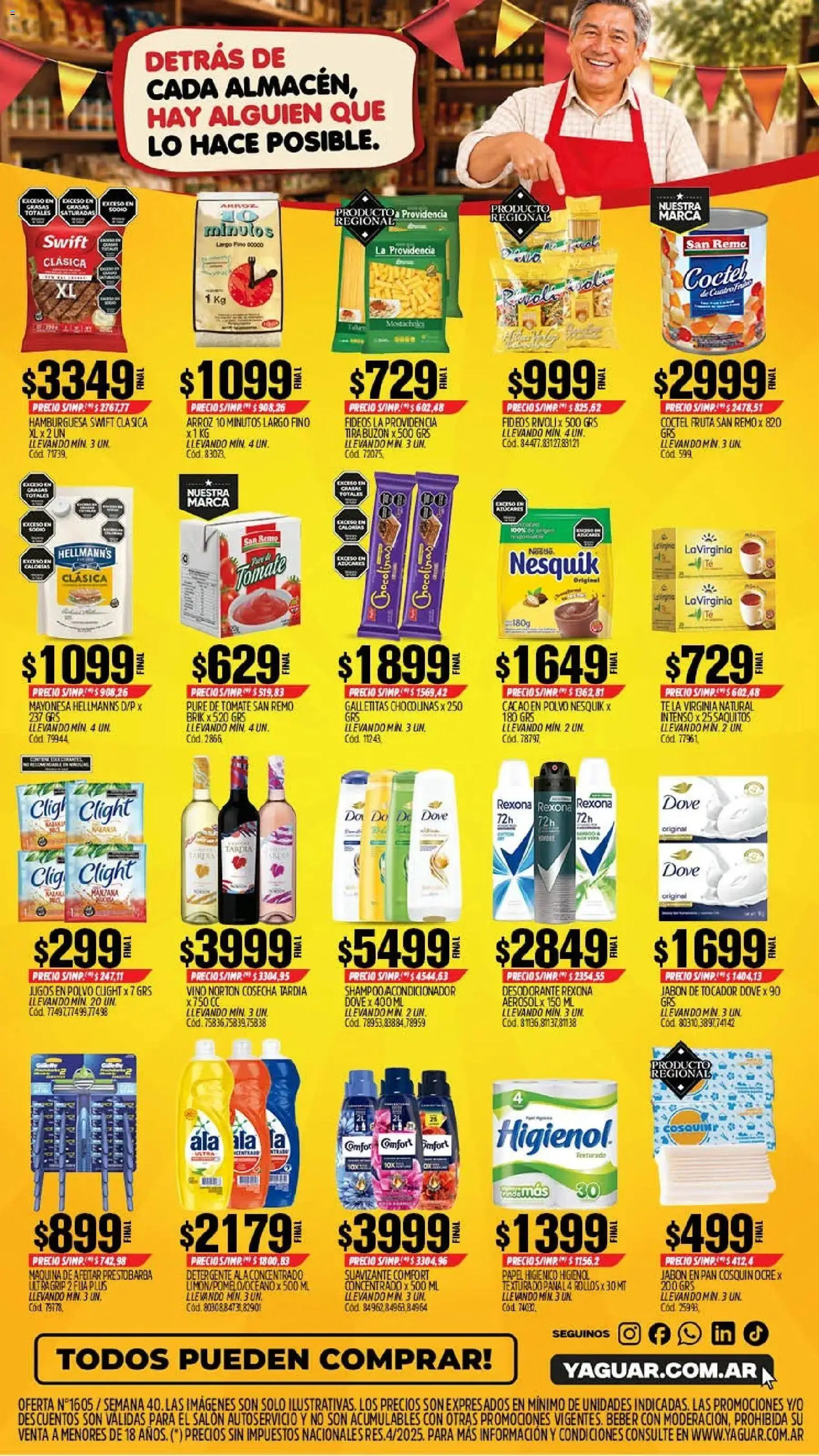 Yaguar - Oferta Semanal Salta │ válido desde el 28/09/2026 | Página: 2 | Productos: Buzón, Acondicionador, Desodorante, Cacao