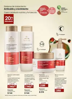Vista previa de Natura campaña 12 2026, nuevo folleto de la tienda, válido en México a partir del 31/07/2026 | Página: 121 | Productos: Serum, Máscara, Mascarilla, Acondicionador