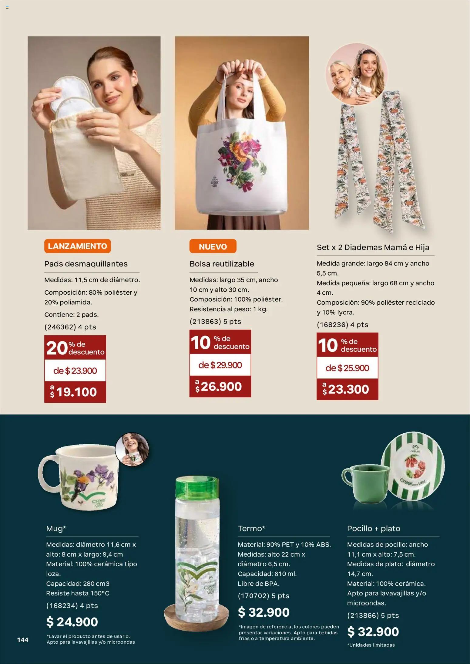 Natura revista - valida desde el 11.06.2026 | Página: 162 | Productos: Pocillo, Bolsa, Cerámica, Microondas