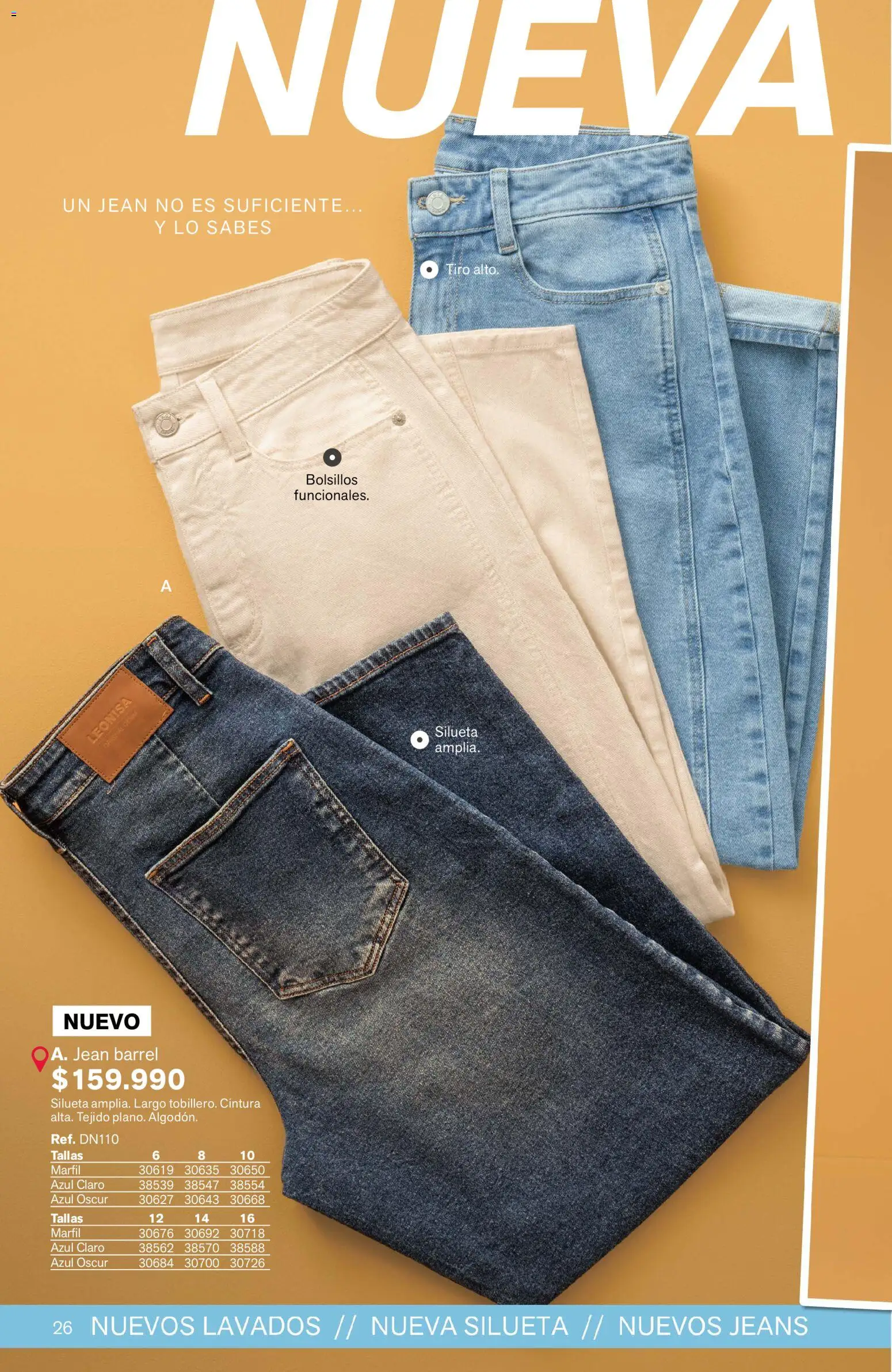 Leonisa revista - valida desde el 01/10/2026 | Página: 26 | Productos: Bolsillos, Jean