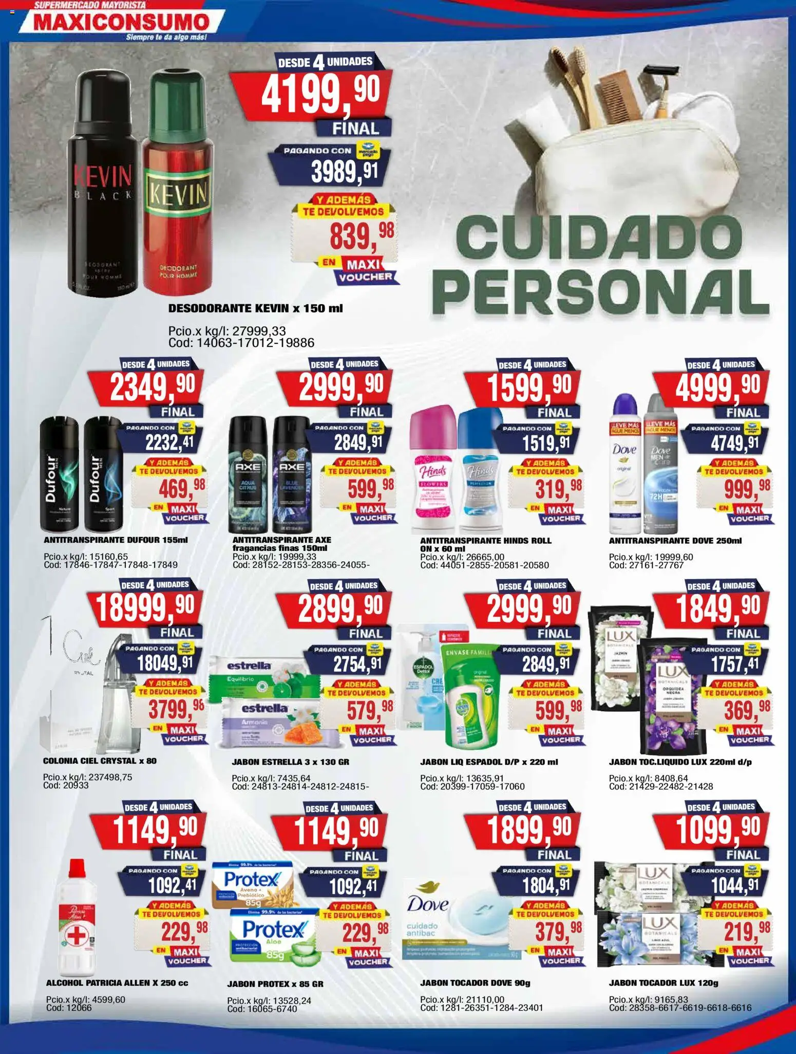 Maxiconsumo - Ofertas │ válido desde el 28/09/2026 | Página: 29 | Productos: Antitranspirante, Orquídea, Alcohol, Té