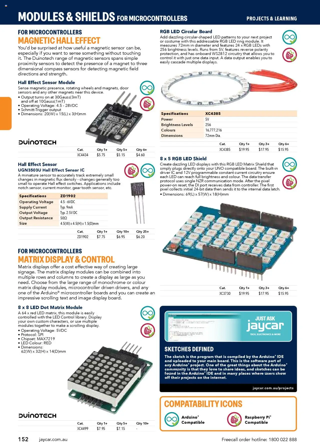 Jaycar catalogue - valid from 09/07/2025 | Page: 152 | Products: Door, Raspberry
