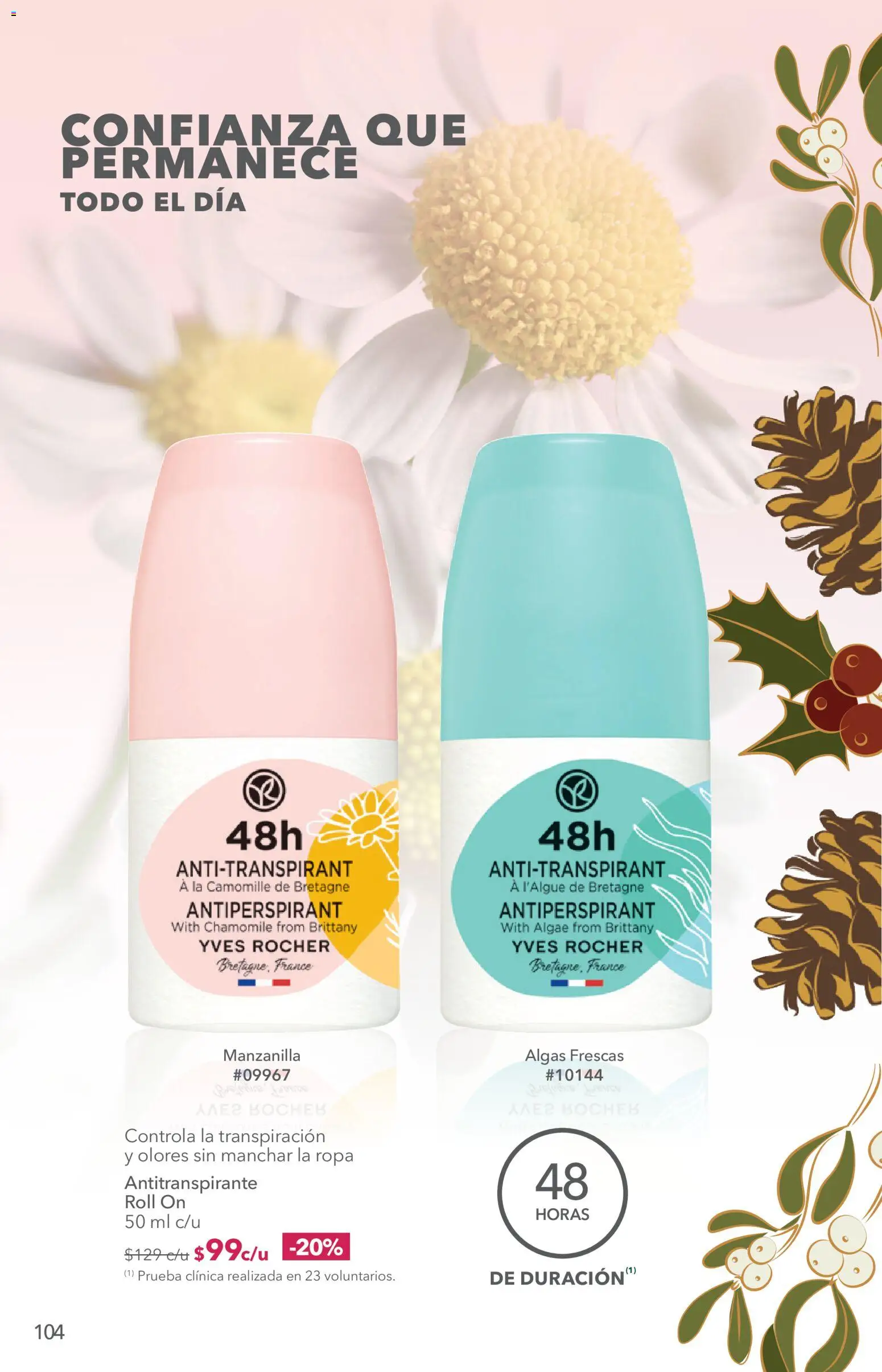 Nuevas ofertas de Yves Rocher válidas en toda la República Mexicana desde el 27/10/2026. ¡Encuentra las mejores ofertas en Yves Rocher campaña 15 2026! | Página: 106