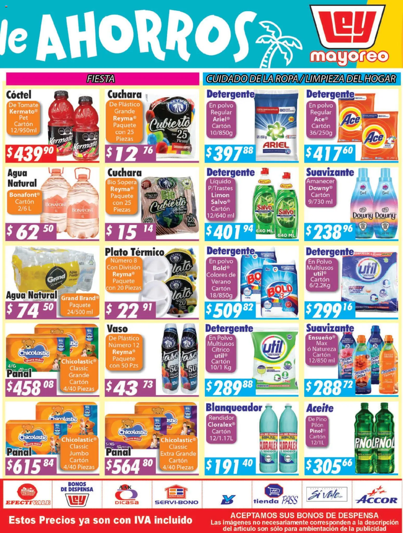 Nuevas ofertas de Casa Ley válidas en toda la República Mexicana desde el 17/08/2026. ¡Encuentra las mejores ofertas en Casa Ley folleto! | Página: 6 | Productos: Detergente, Limón, Aceite, Cuchara