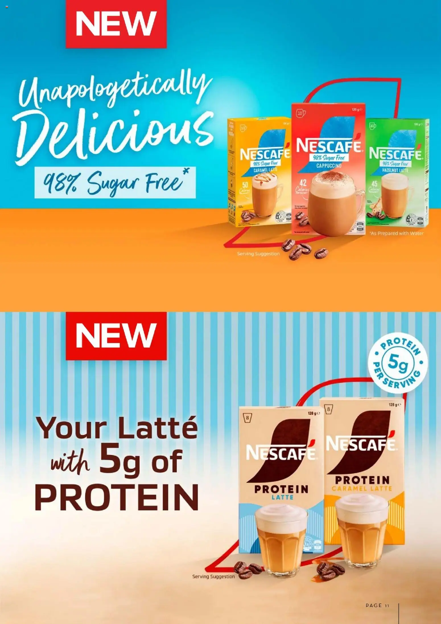 Foodworks catalogue - valid from 01/10/2026 | Page: 11 | Products: Protein, Cappuccino, Water, Nescafe