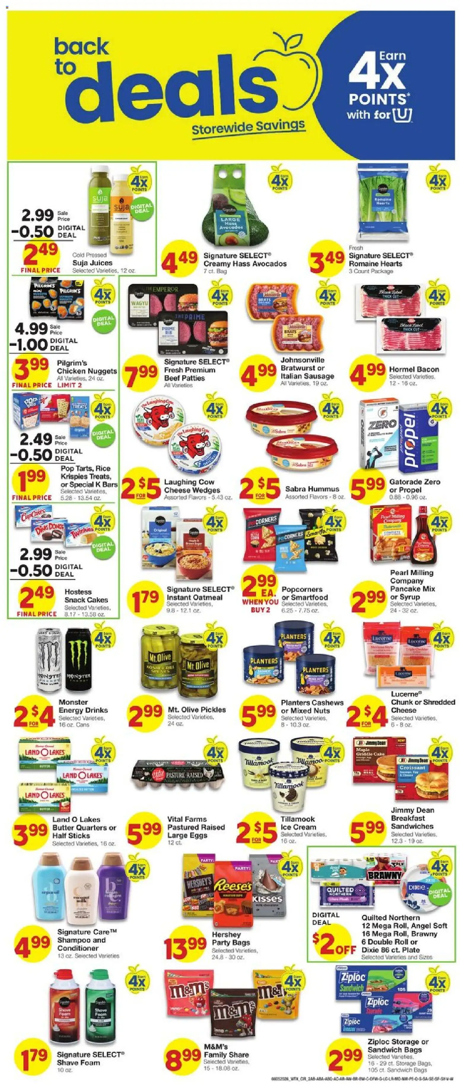 United Supermarkets Weekly Ad - valid from 08/05/2026 | Page: 2 | Products: Shampoo, Conditioner, Butter, Cream