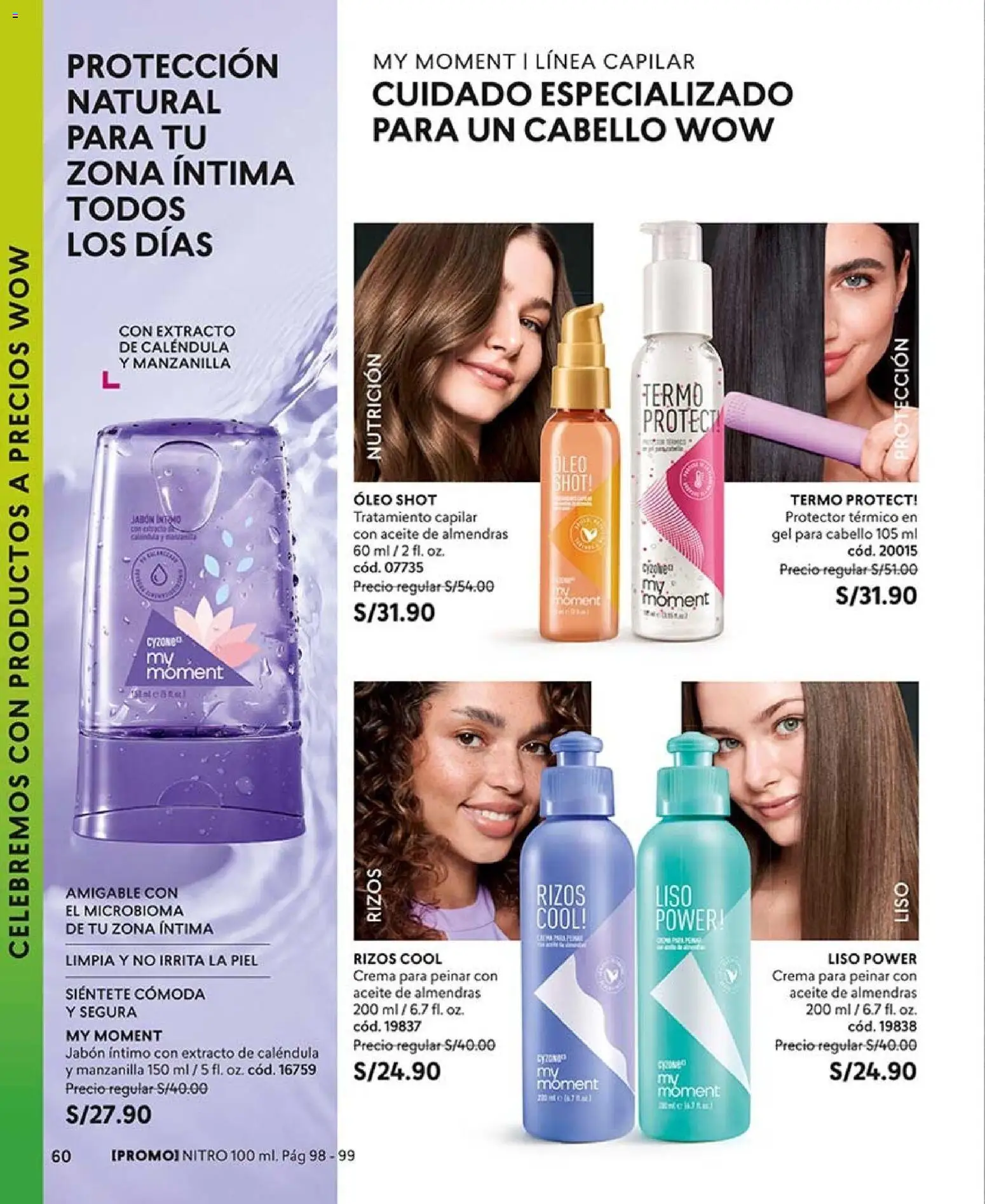 Catálogo CyZone válido desde 20/06/2026 | Página: 72 | Productos: Jabón, Aceite, Crema, Almendras