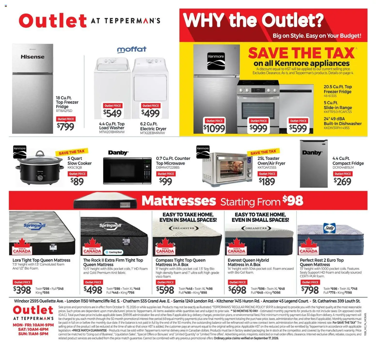 Tepperman's flyer valid from Oct 9, 2026 | Page: 12