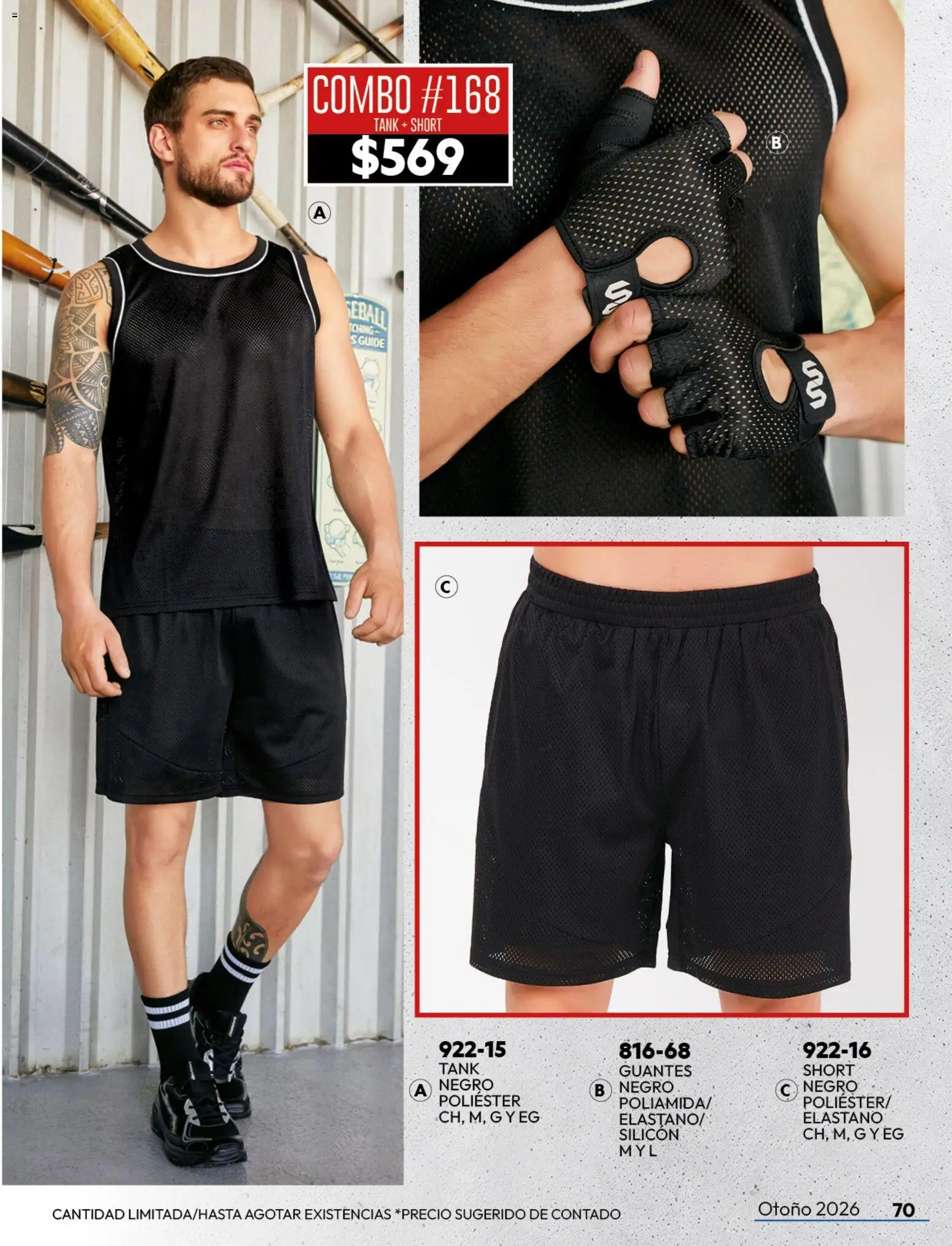 Nuevas ofertas de Cklass válidas en toda la República Mexicana desde el 08/07/2026. ¡Encuentra las mejores ofertas en Cklass catálogo Sportbrands dama! | Página: 218 | Productos: Guantes, Short