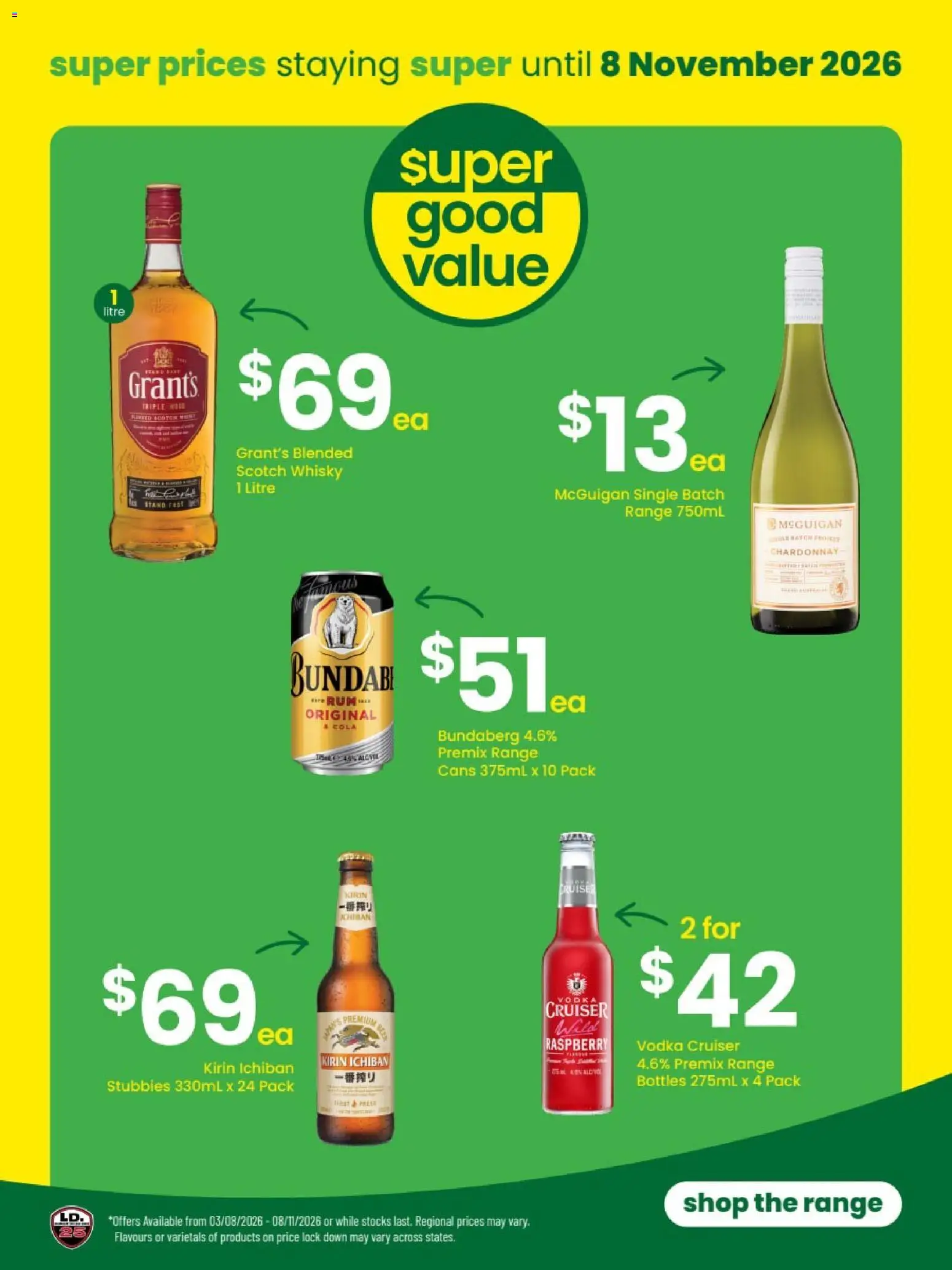 The Bottle-O catalogue - valid from 31/08/2026 | Page: 4 | Products: Scotch whisky, Vodka, Scotch, Raspberry