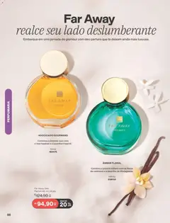 Avon folheto - Campanha 15 - Pré-Visualização do folheto da loja Avon, válido de 21/09/2026 | Página: 88 | Produtos: Baunilha, Flores