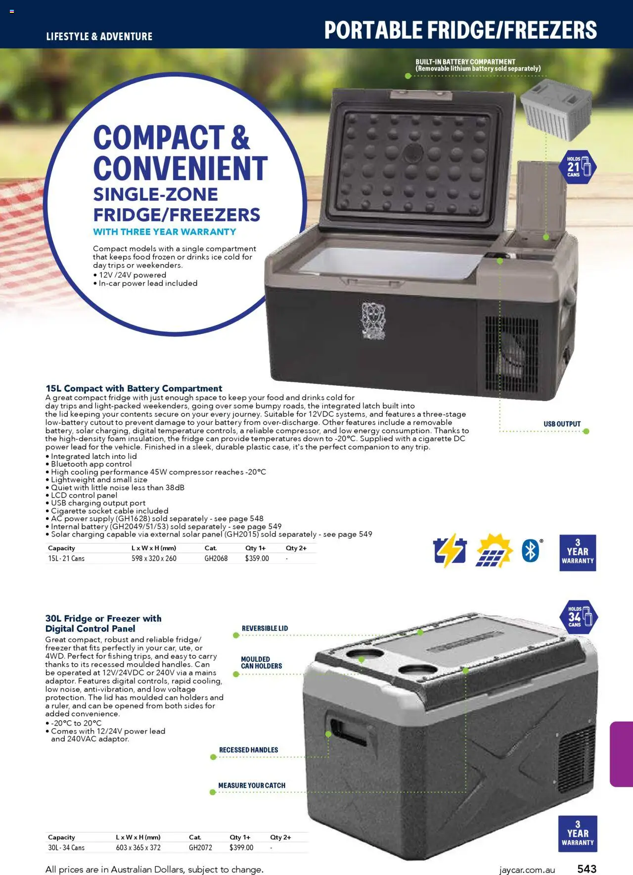 Jaycar catalogue - valid from 09/07/2025 | Page: 543 | Products: Socket, Battery, Compressor, Freezer