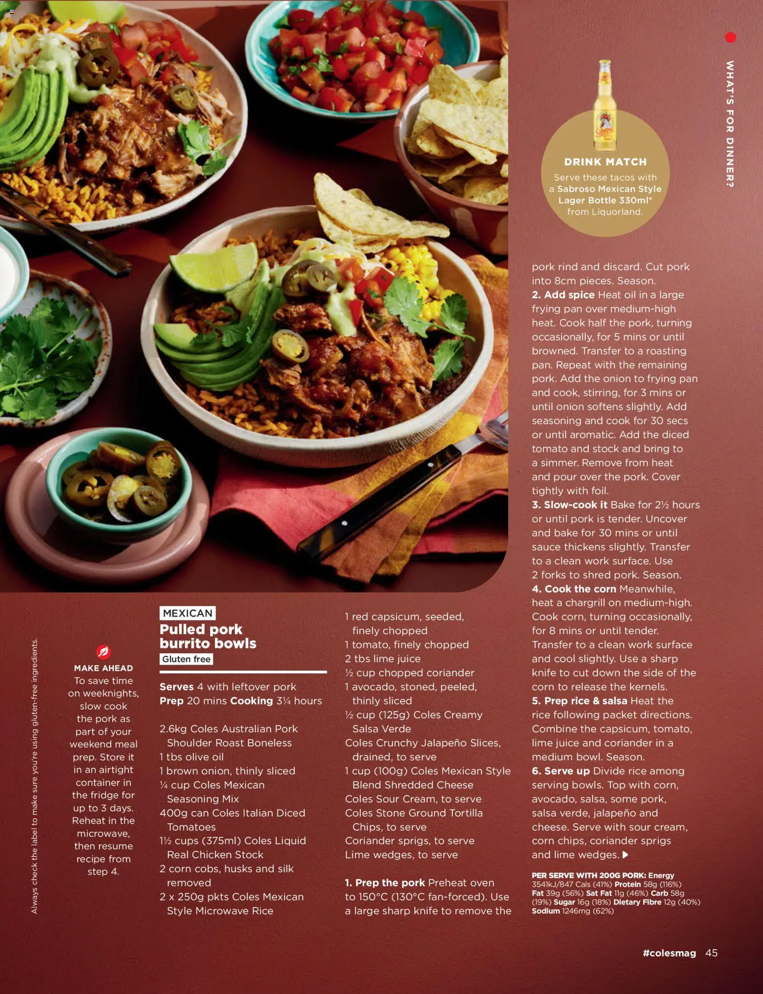 Coles catalogue - valid from 01/07/2026 | Page: 45 | Products: Oil, Rice, Sugar, Salsa