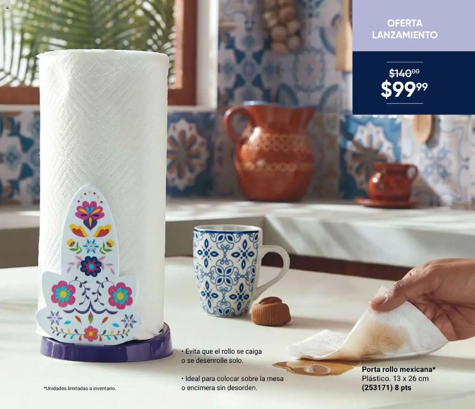 Nuevas ofertas de AVON válidas en toda la República Mexicana desde el 21/08/2026. ¡Encuentra las mejores ofertas en AVON Casa & Estilo 13 2026! | Página: 17 | Productos: Mesa, Porta rollo, Sobre
