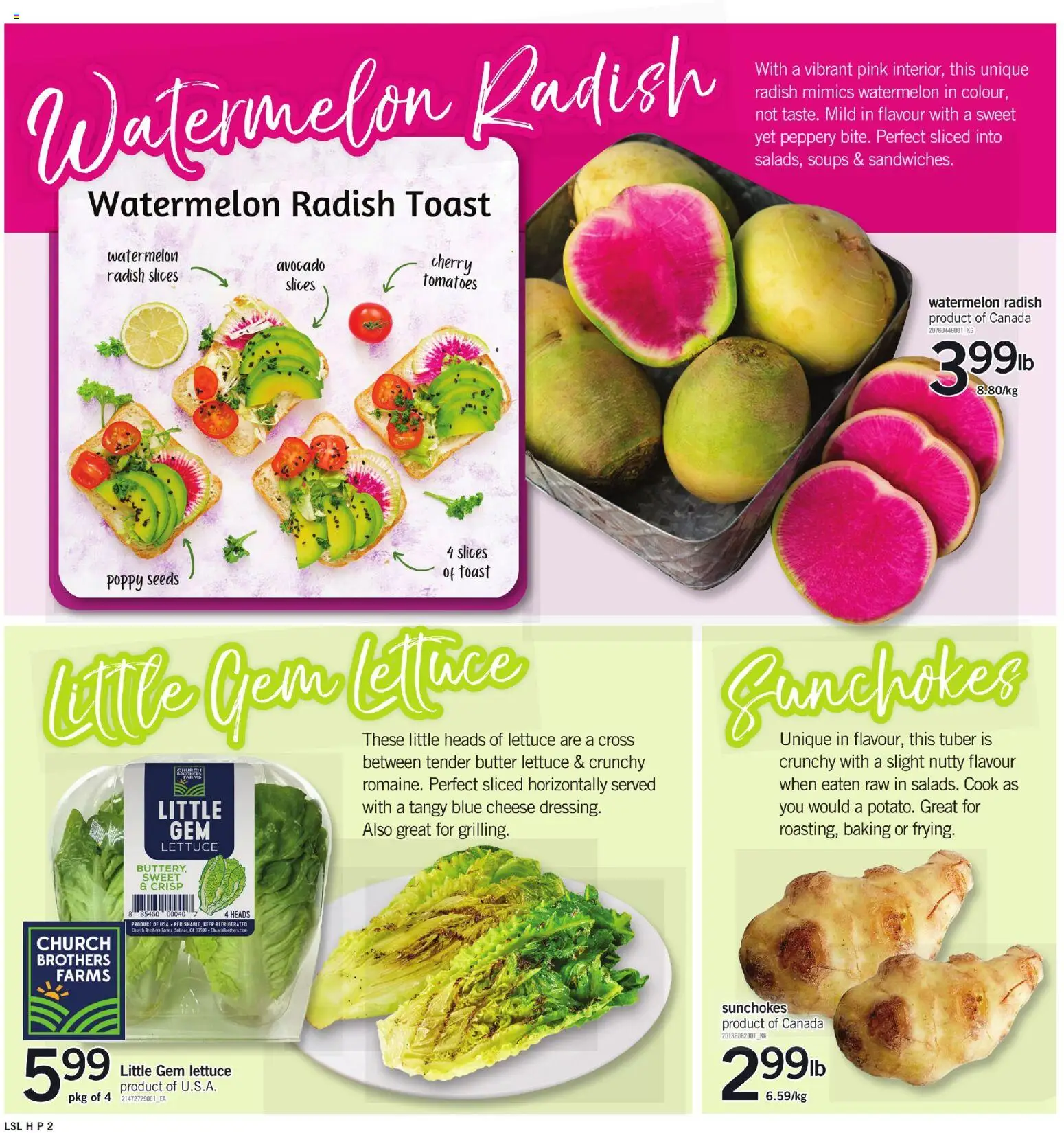 Loblaws flyer valid from 04.06.2026 | Page: 9 | Products: Butter, Cheese, Tomatoes