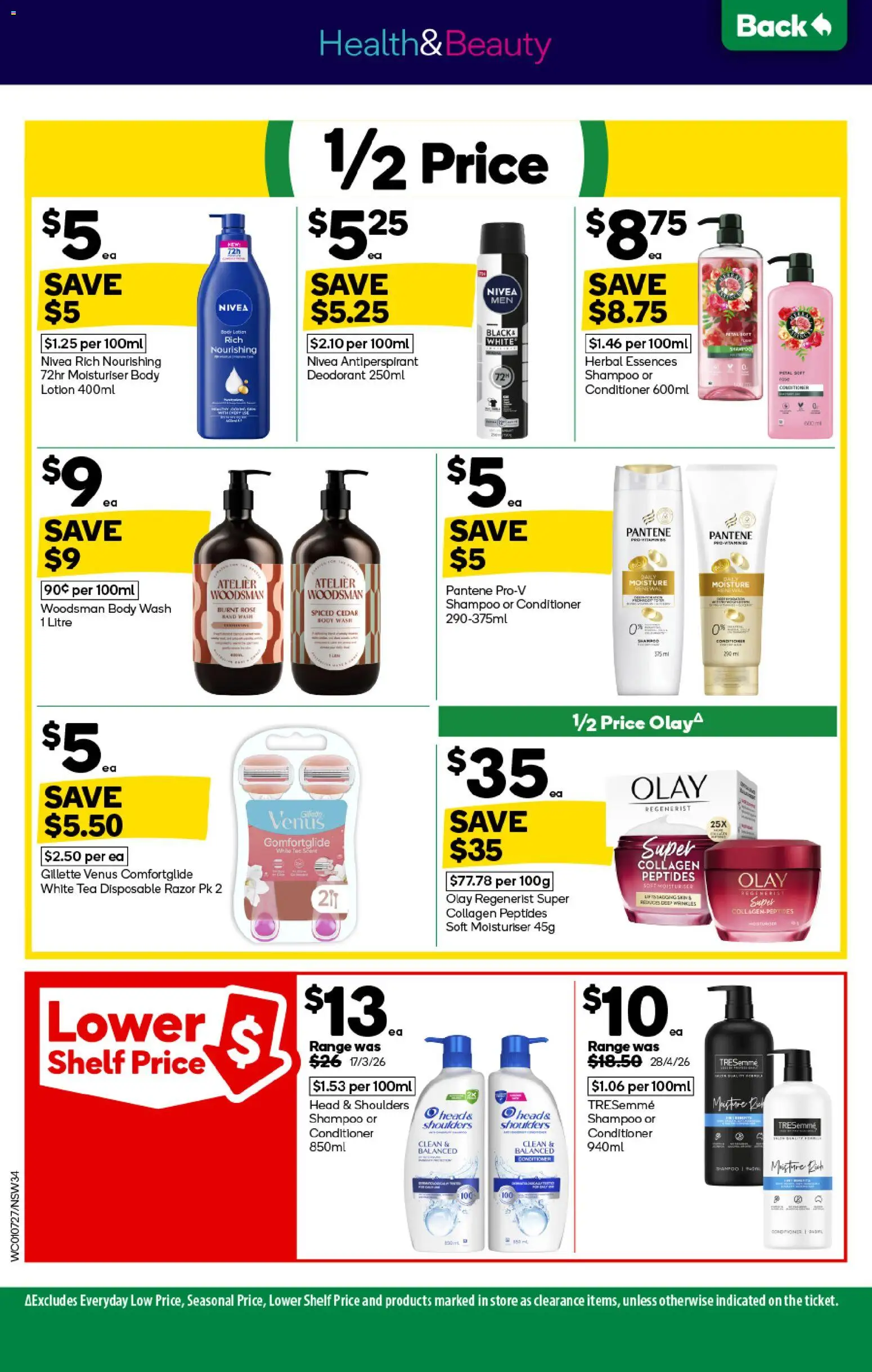 Woolworths catalogue - valid from 01/07/2026 | Page: 34 | Products: Shelf, Lotion, Deodorant, Herbal