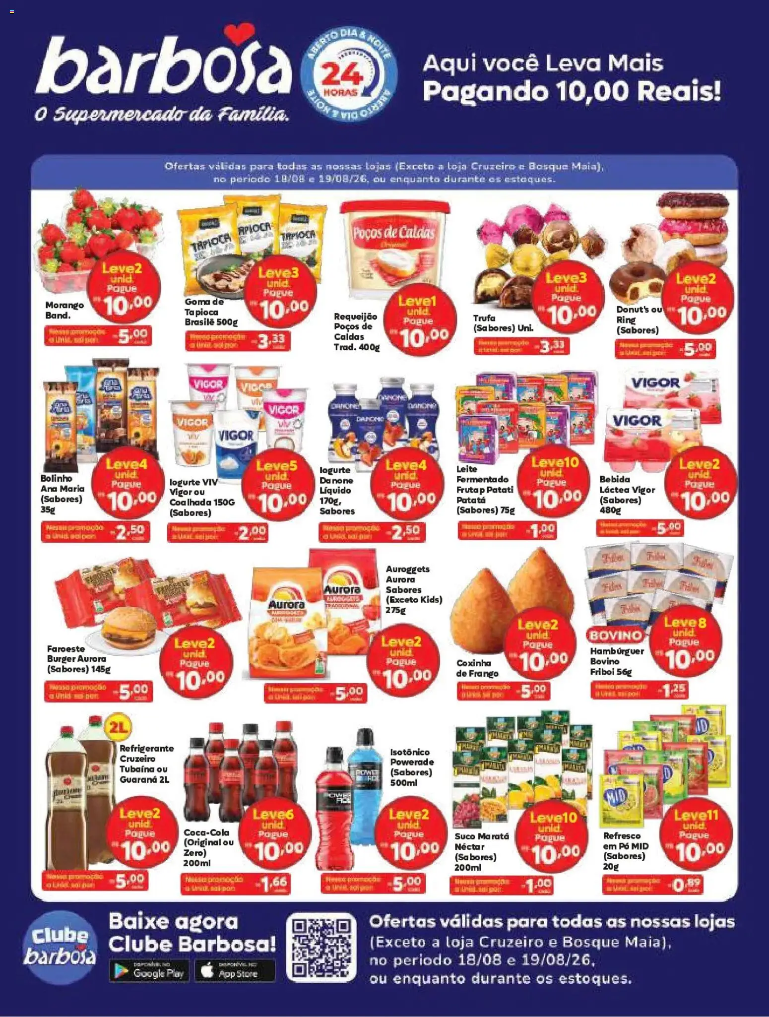 Barbosa Supermercados Folheto - válido de 18/08/2026 | Página: 2 | Produtos: Suco, Hambúrguer, Frango, Isotônico