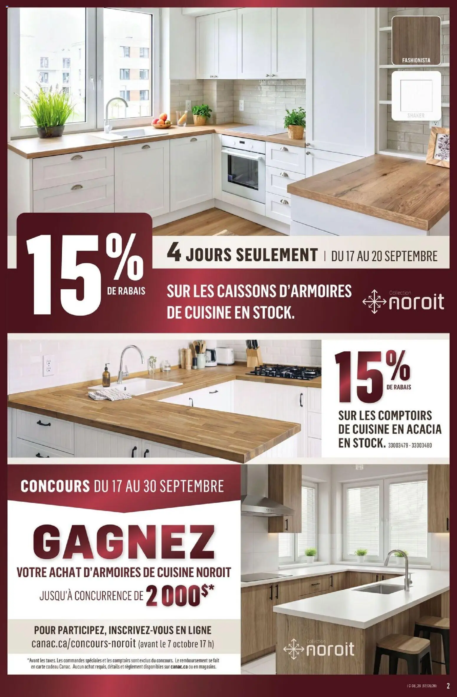 Canac flyer valid from Sep 17, 2026 | Page: 2