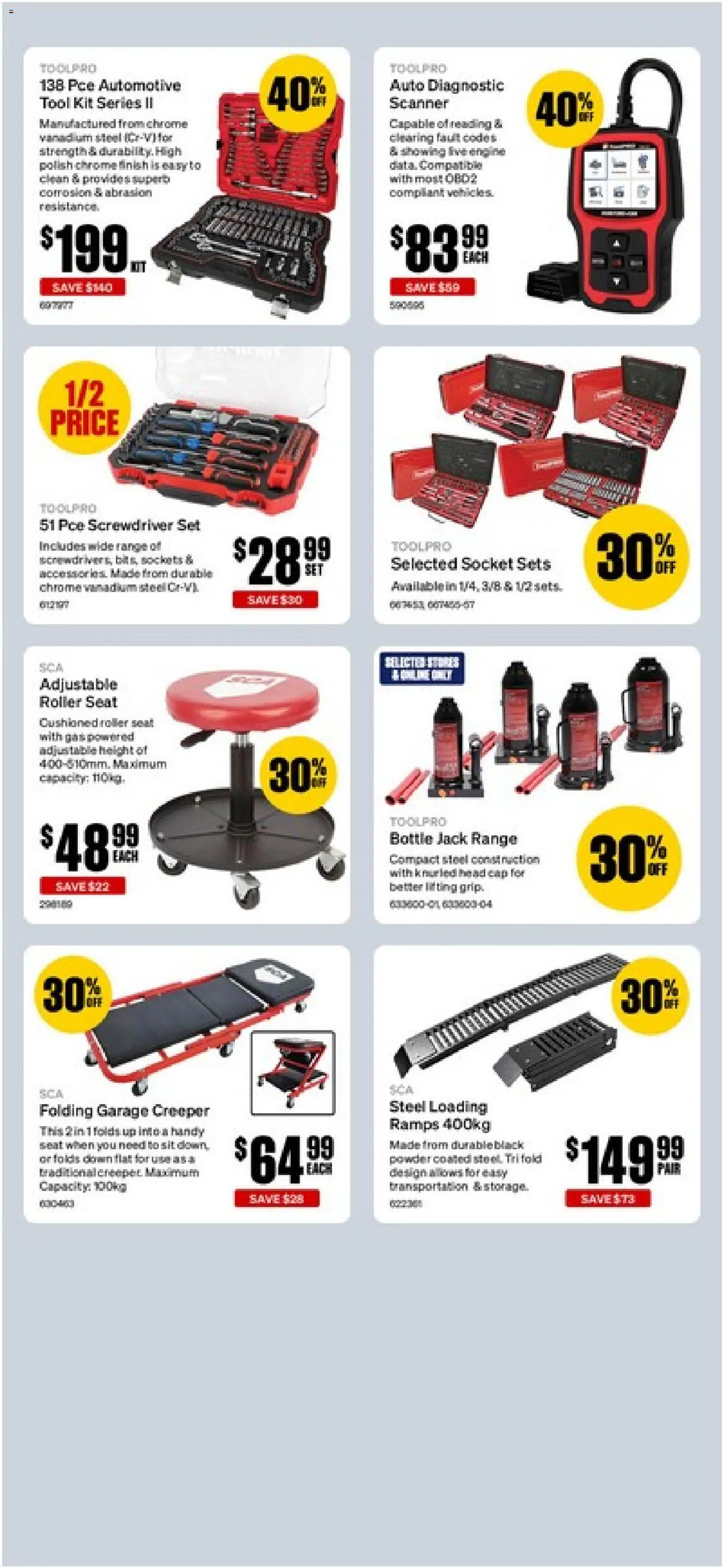 Supercheap Auto catalogue - valid from 08/09/2026 | Page: 21 | Products: Socket, Powder, Polish, Cap