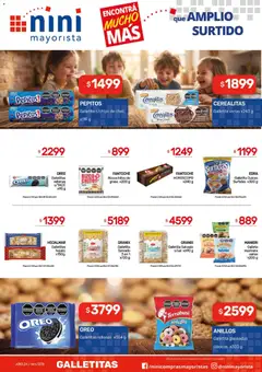 Vista previa NINI Mayorista catálogo válido desde el 07/09/2026 | Página: 40 | Productos: Peso, Avena, Oreo, Cacao