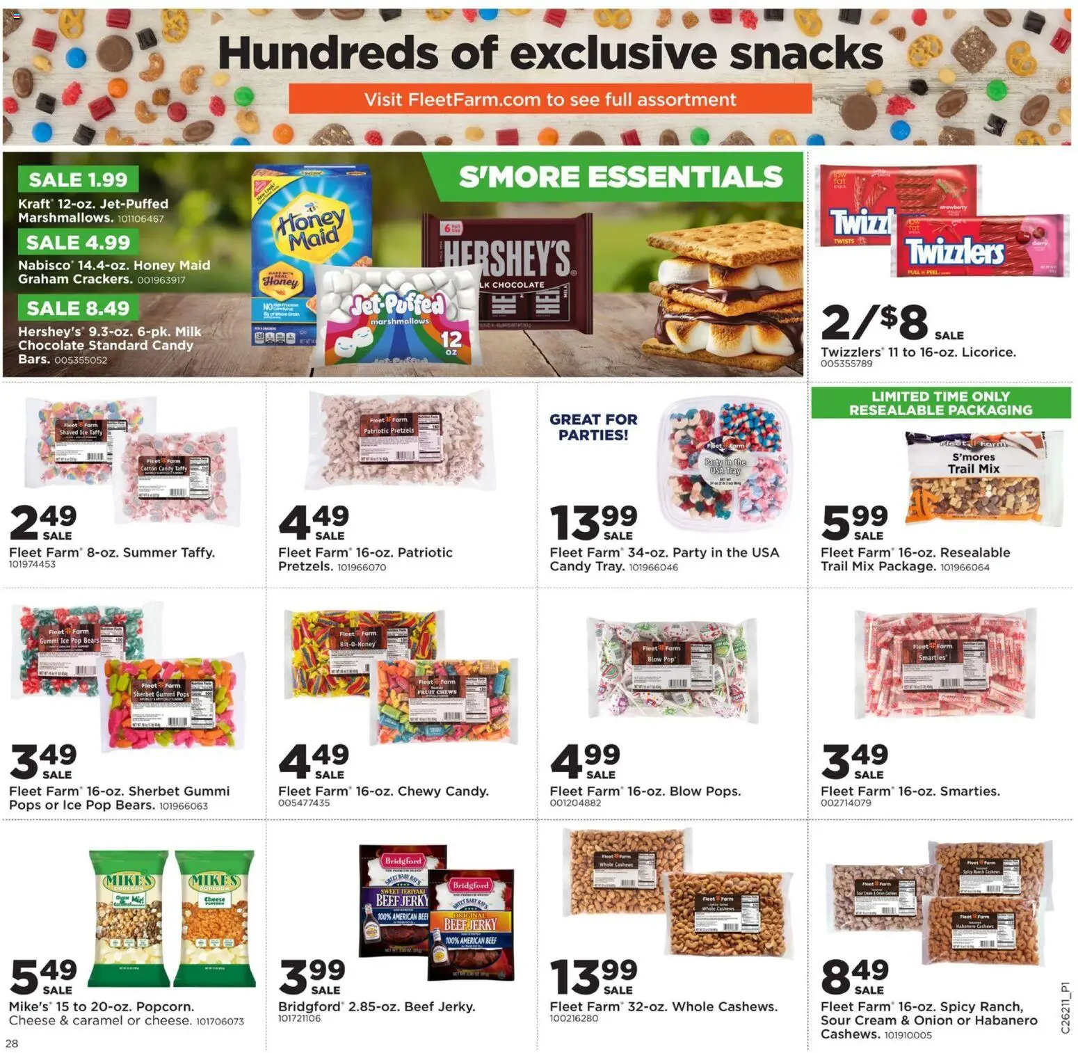 Mills Fleet Farm Weekly Ad - valid from 18.05.2026 | Page: 32 | Products: Cheese, Sour cream, Beef, Cream