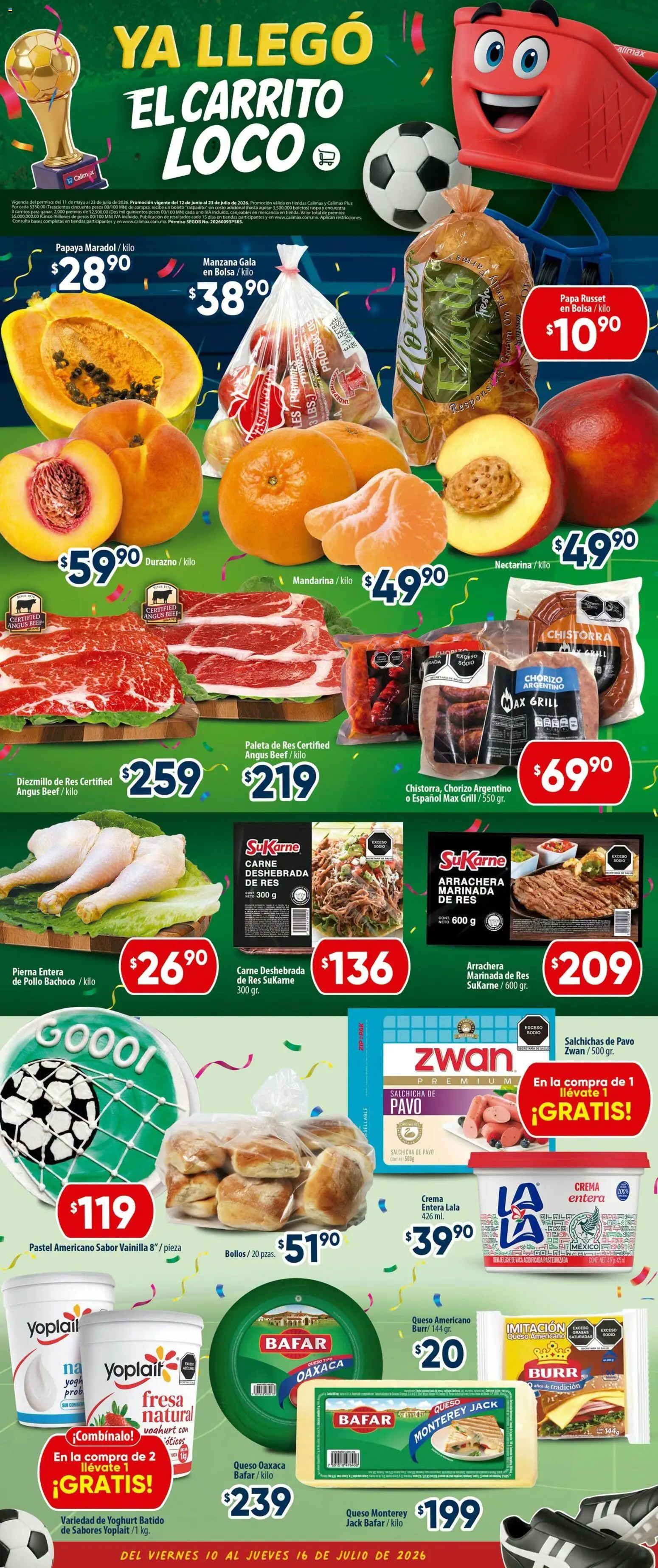 Nuevas ofertas de Calimax válidas en toda la República Mexicana desde el 10/07/2026. ¡Encuentra las mejores ofertas en Calimax folleto! | Página: 3