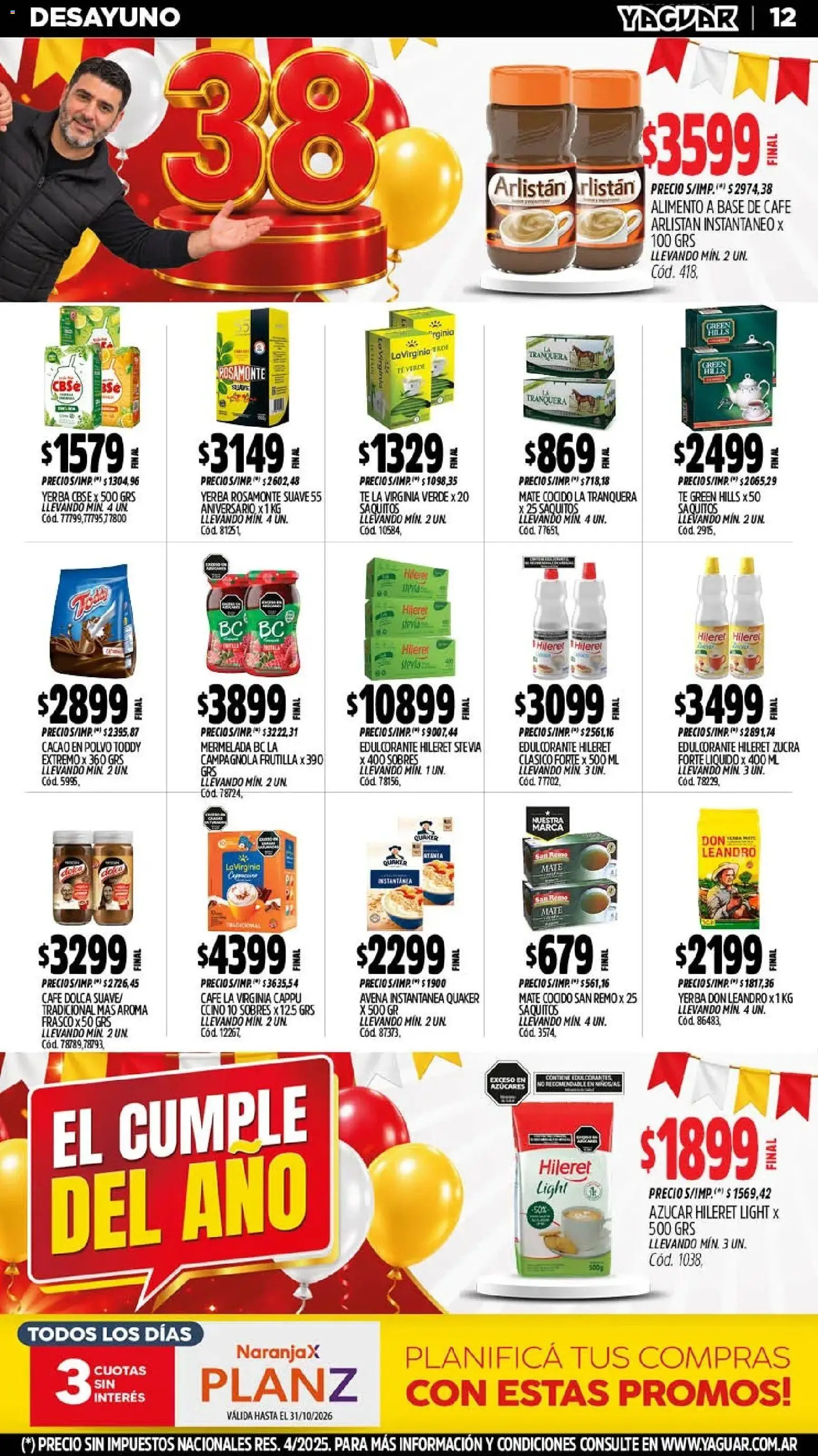 Yaguar - Oferta Semanal Chaco │ válido desde el 05/10/2026 | Página: 9