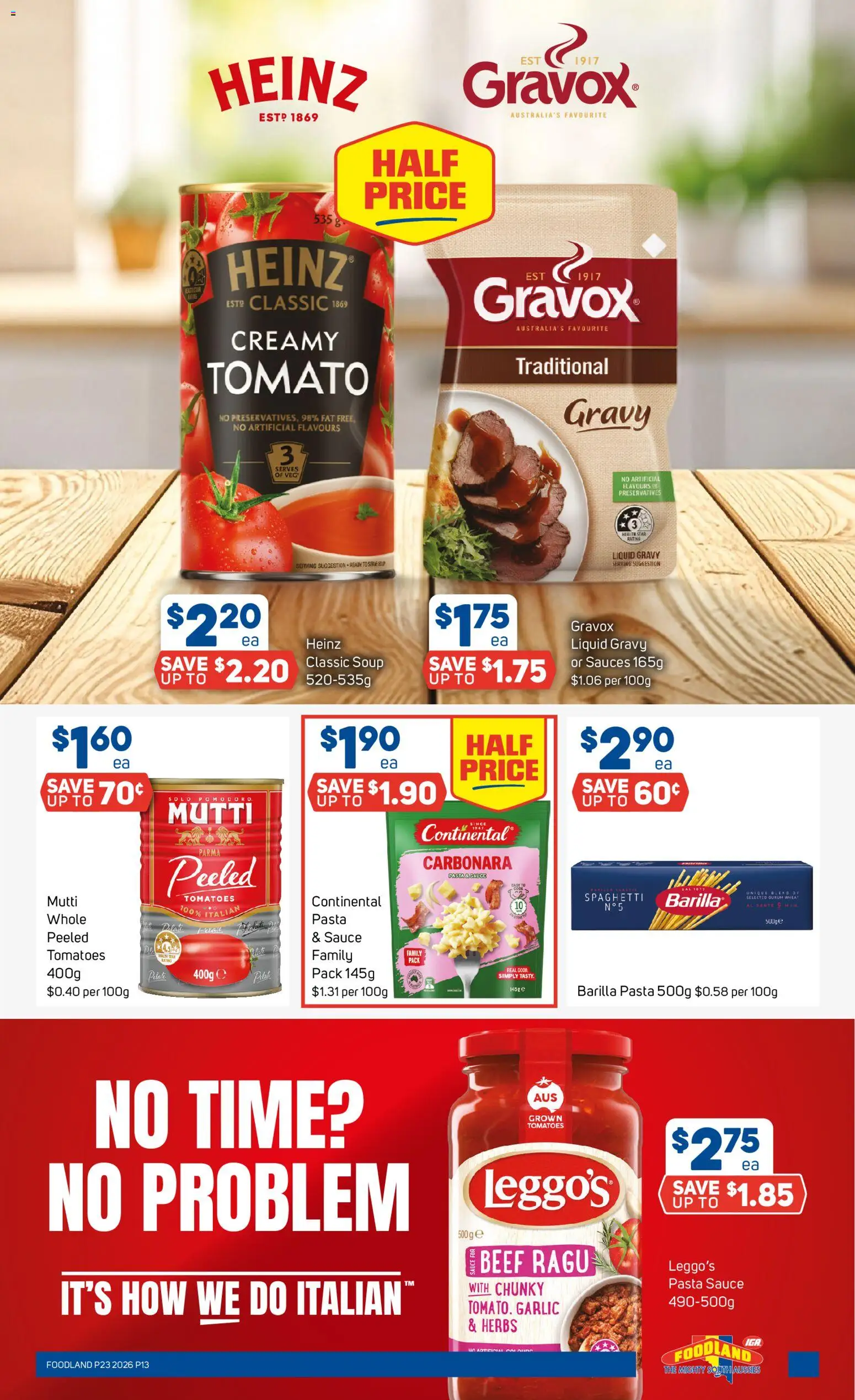 Foodland catalogue - valid from 03.06.2026 | Page: 13 | Products: Beef, Sauce, Soup, Wheat