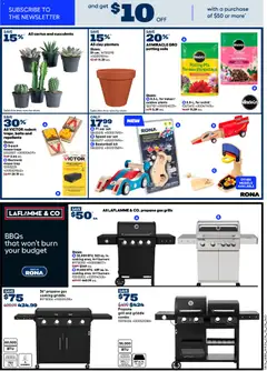 Preview of Rona weekly flyer from shop Rona valid from Oct 1, 2026 | Page: 9 | Products: Mouse, Grill, Iron, Orchid