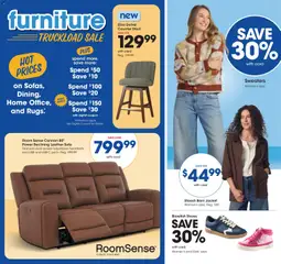 Preview of Fred Meyer weekly ads valid from 09/09/2026 | Page: 4 | Products: Sofa, Swivel, Jacket, Usb