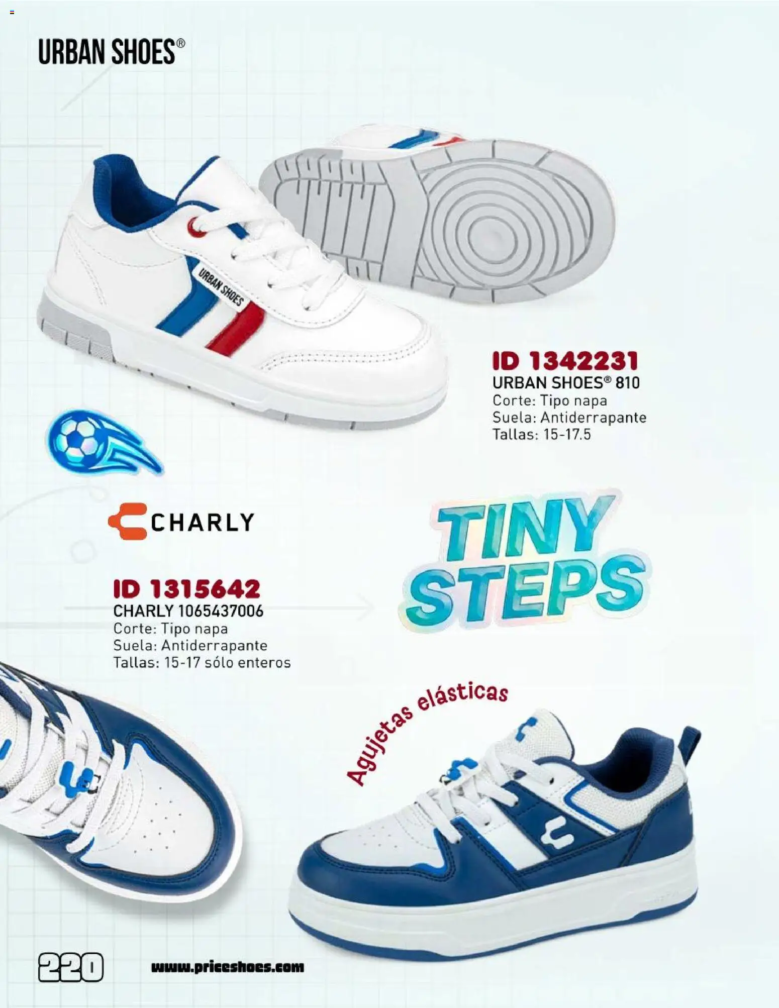 Nuevas ofertas de Price Shoes válidas en toda la República Mexicana desde el 12.06.2026. ¡Encuentra las mejores ofertas en Price Shoes catálogo Escolar! | Página: 220