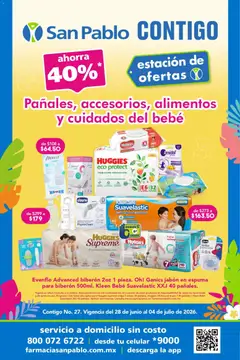 Vista previa de Farmacia San Pablo catálogo, nuevo folleto de la tienda, válido en México a partir del 28/06/2026