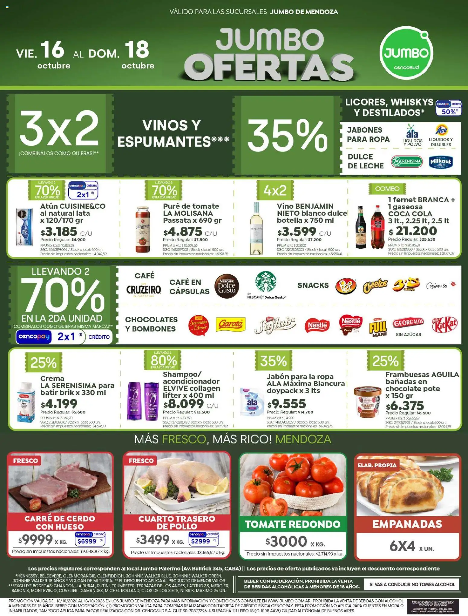 Jumbo - Ofertas | Mendoza │ válido desde el 16/10/2026 | Página: 1