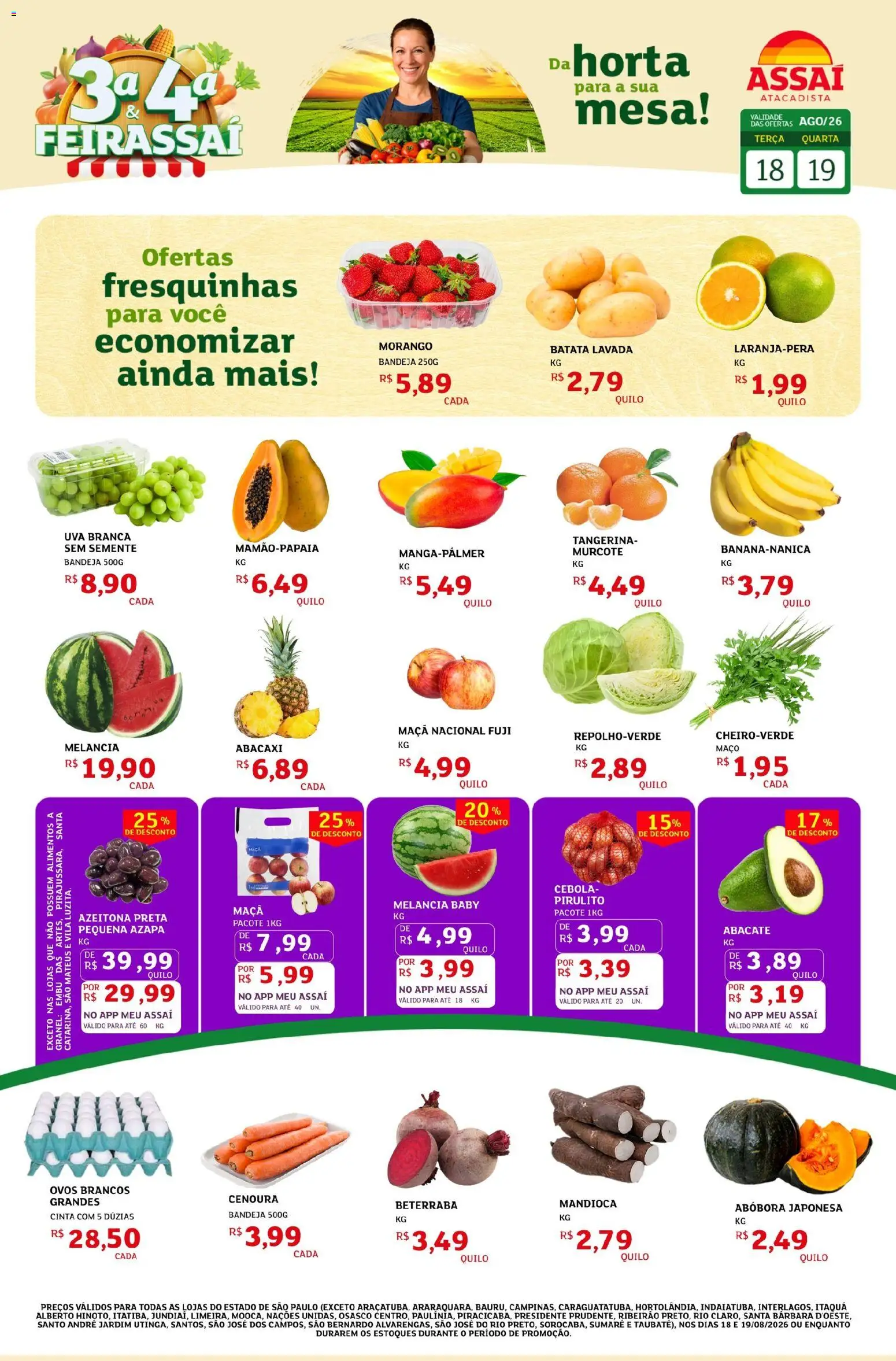 Assaí Atacadista Folheto - válido de 18/08/2026 | Página: 1