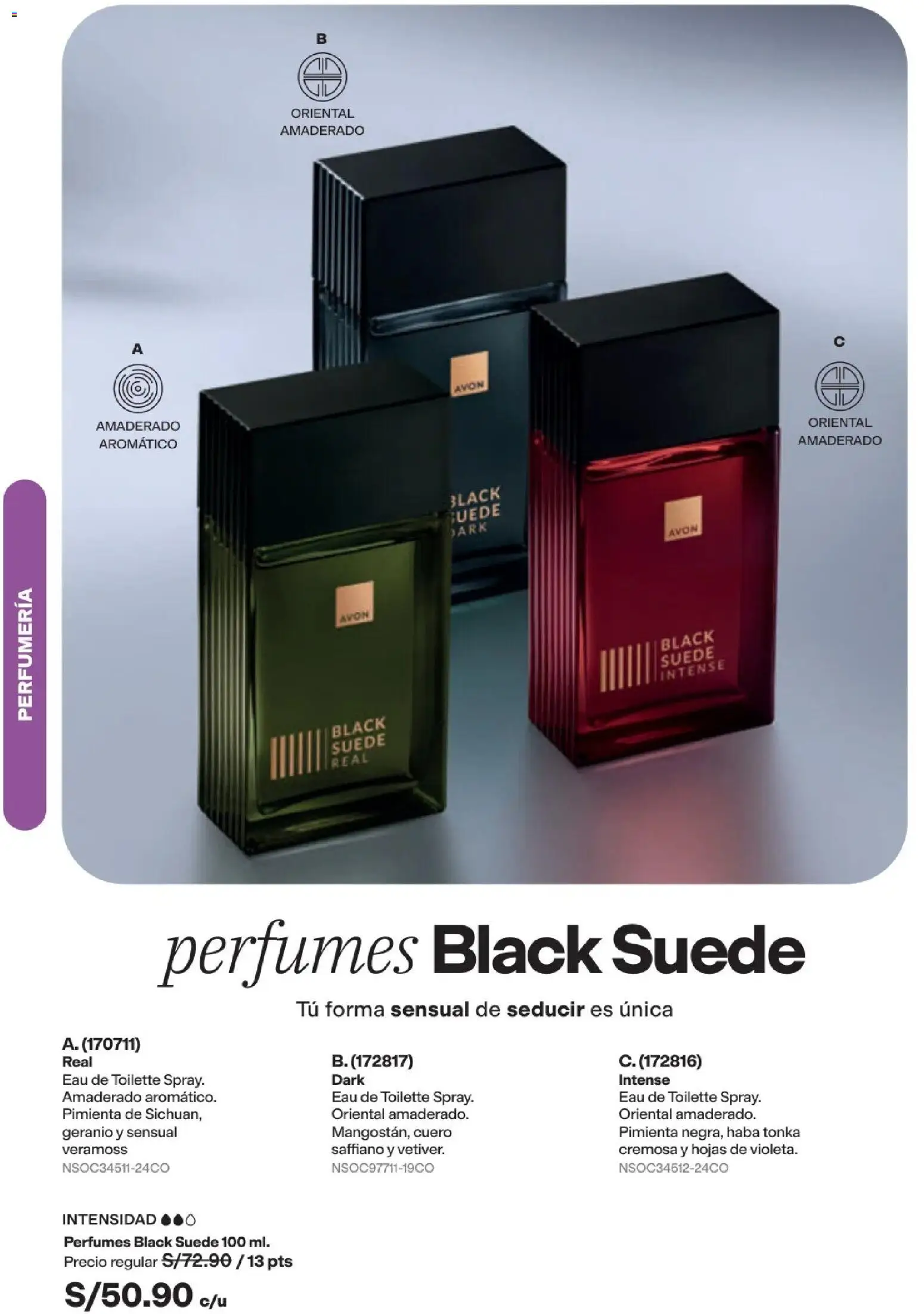 Catálogo Avon válido desde 15/09/2026 | Página: 89 | Productos: Perfumes, EAU de Toilette