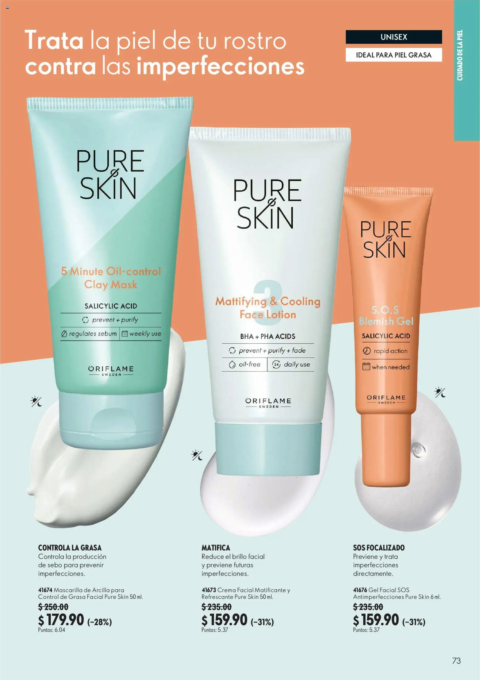 Nuevas ofertas de Oriflame válidas en toda la República Mexicana desde el 22/08/2026. ¡Encuentra las mejores ofertas en Oriflame campaña 12 2026! | Página: 73 | Productos: Aceite, Radiante, Protector solar