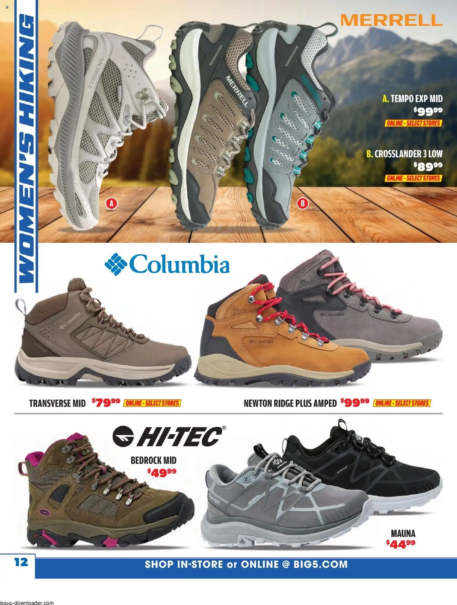 Big 5 Sporting Goods Summer Catalog - valid from 05/26/2026 | Page: 12 | Products: Ridge