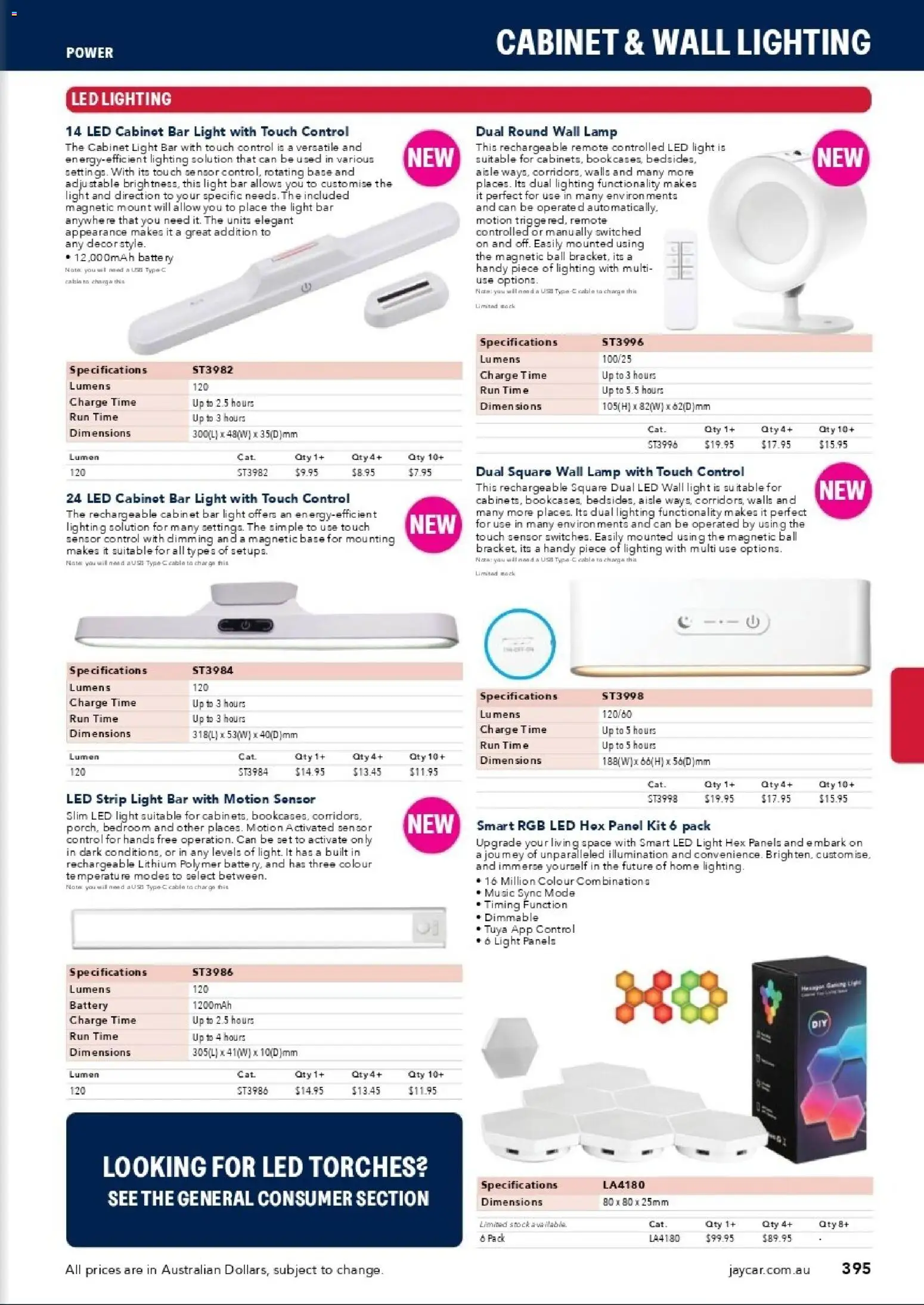 Jaycar catalogue - valid from 31/08/2026 | Page: 393 | Products: Light, Cable, Lighting, Strip