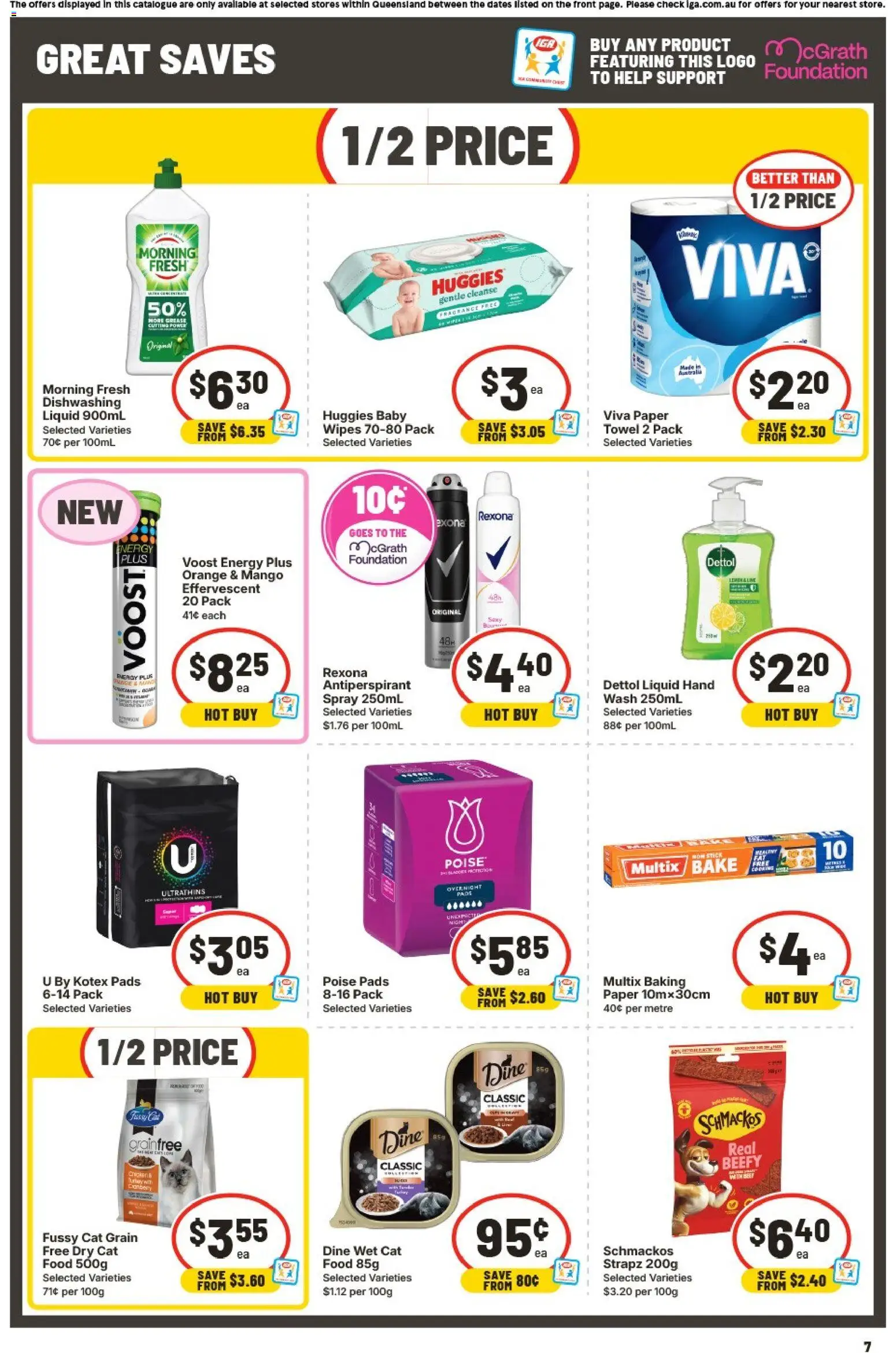 IGA catalogue - valid from 09/09/2026 | Page: 8 | Products: Food, Antiperspirant, Mango, Foundation