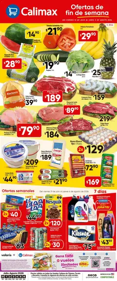 Vista previa de Calimax folleto Tijuana, nuevo folleto de la tienda, válido en México a partir del 31/07/2026