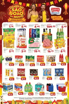 Novo Atacarejo ofertas de São João - Pré-Visualização do folheto da loja Novo Atacarejo, válido de 19/06/2026