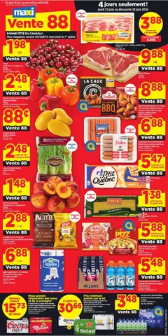 Preview of Maxi weekly flyer / circulaire from shop Maxi valid from Jun 25, 2026