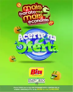 Big Supermercados - Ofertas da semana - Pré-Visualização do folheto da loja Big Supermercados, válido de 04/08/2026