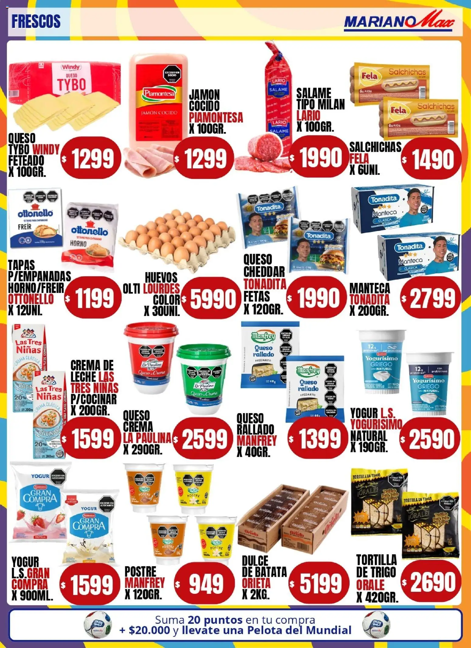 Mariano Max - Catálogo │ válido desde el 07/07/2026 | Página: 5 | Productos: Horno, Queso crema, Leche, Salame
