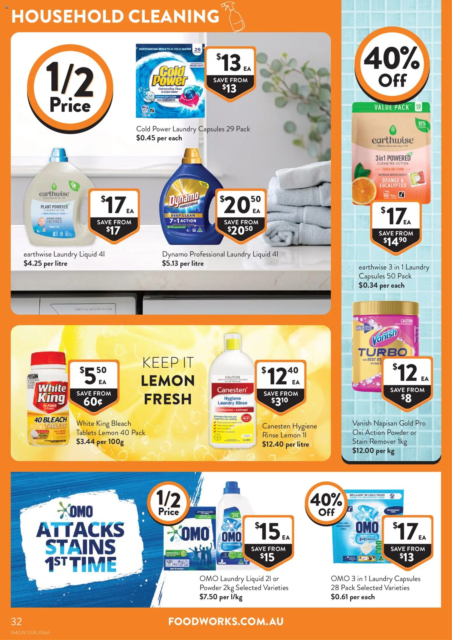 Foodworks catalogue - valid from 12/08/2026 | Page: 32 | Products: Fragrance, Plant, Lemon, Tablets