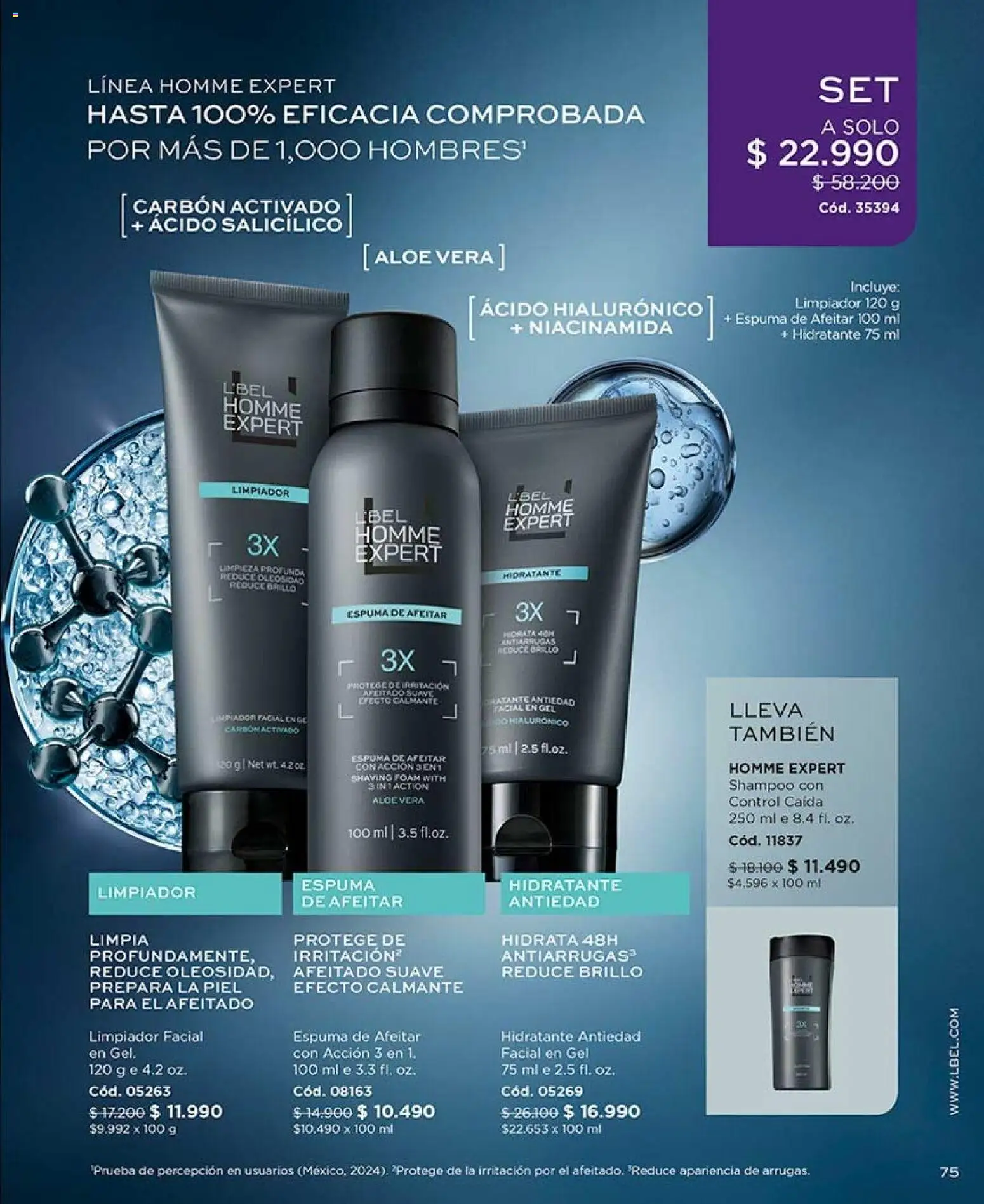 Catálogo L'Bel Campaña 13 │ válido desde el 26.07.2026 | Página: 75 | Productos: Espuma, Carbón activado, Carbón, Shampoo