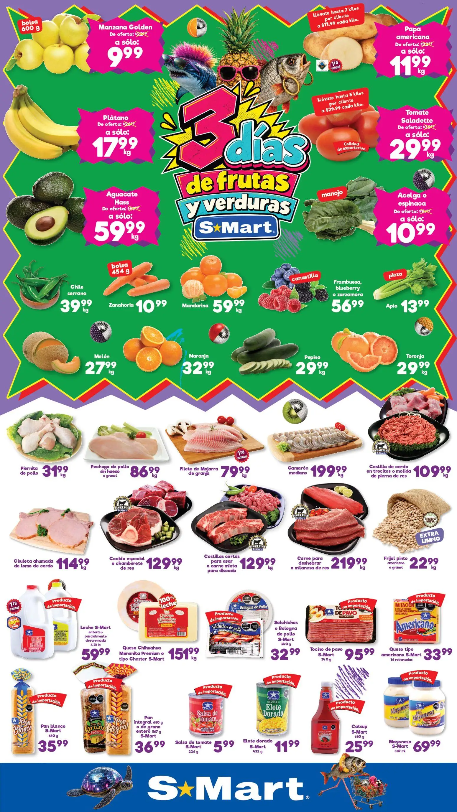Nuevas ofertas de S-Mart válidas en toda la República Mexicana desde el 27/10/2026. ¡Encuentra las mejores ofertas en S-Mart folleto Juárez! | Página: 1